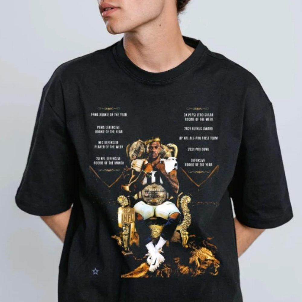 Micah Parsons Graphic Design Tee, Micah Parsons All Titles With Dallas Cowboys